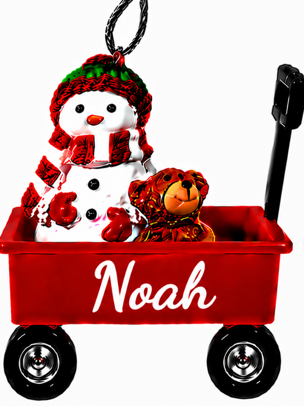 WAGON ORNAMENT-NOAH