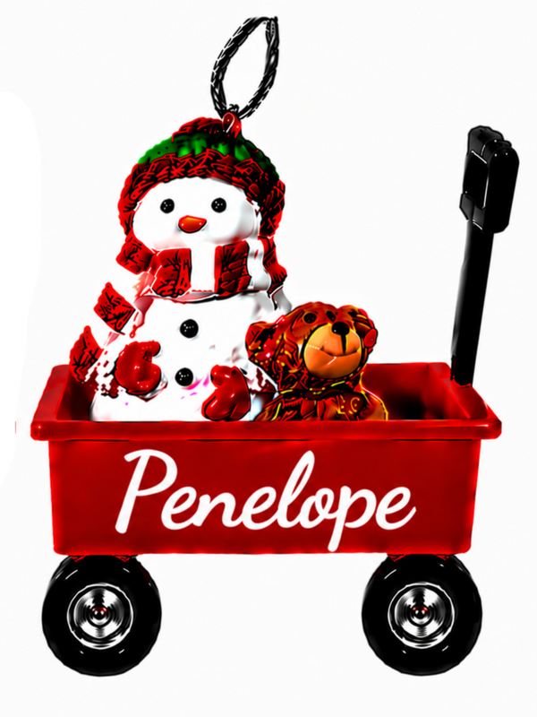WAGON ORNAMENT-PENELOPE