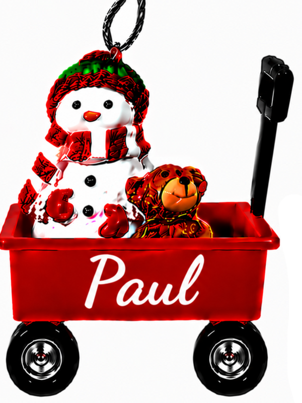 WAGON ORNAMENT-PAUL