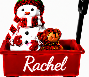 WAGON ORNAMENT-RACHEL