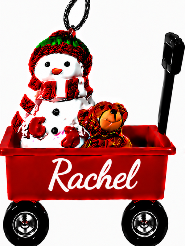 WAGON ORNAMENT-RACHEL