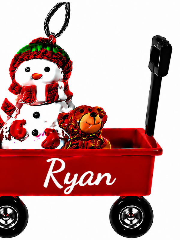 WAGON ORNAMENT-RYAN