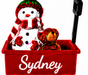 WAGON ORNAMENT-SYDNEY