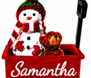 WAGON ORNAMENT-SAMANTHA