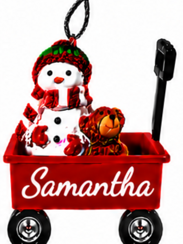 WAGON ORNAMENT-SAMANTHA