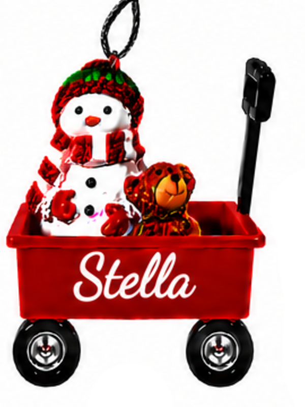 WAGON ORNAMENT-STELLA