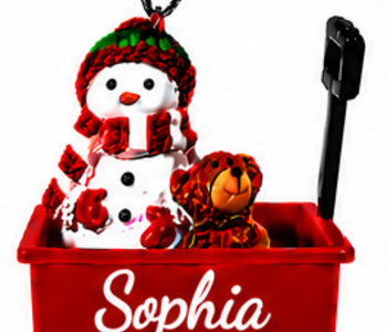 WAGON ORNAMENT-SOPHIA