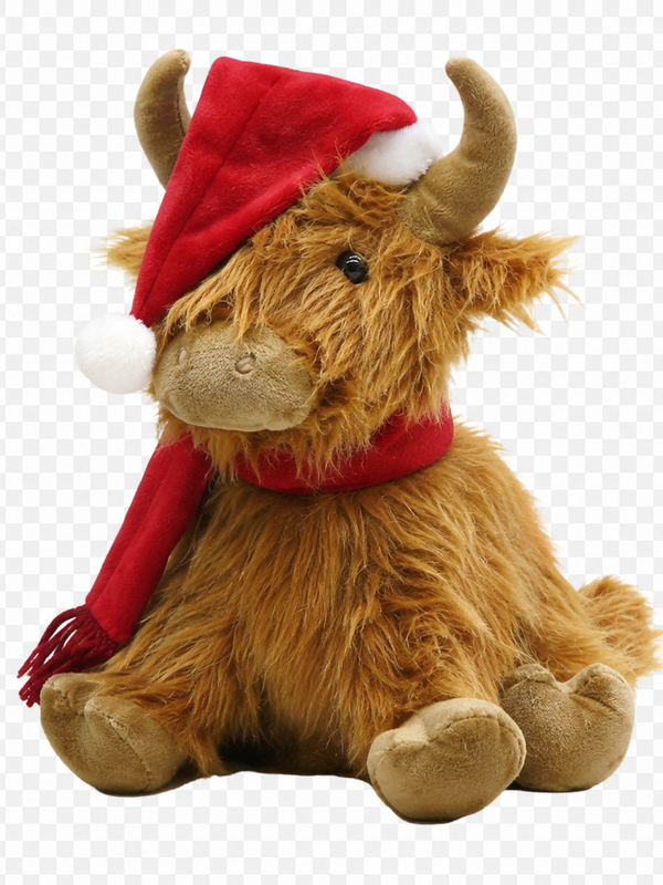 Santa Highland Cow