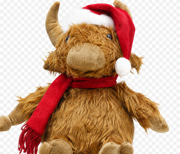 Festive Highland Cow
