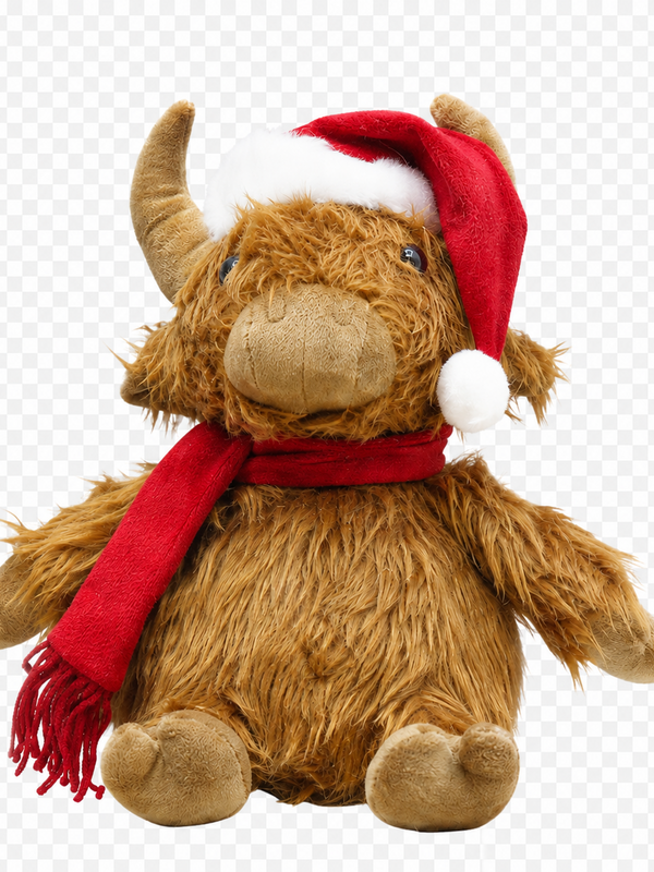 Festive Highland Cow