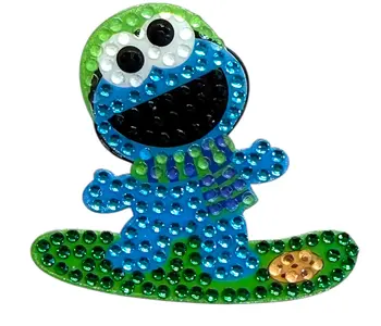 SNOWBOARDING COOKIE MONSTER