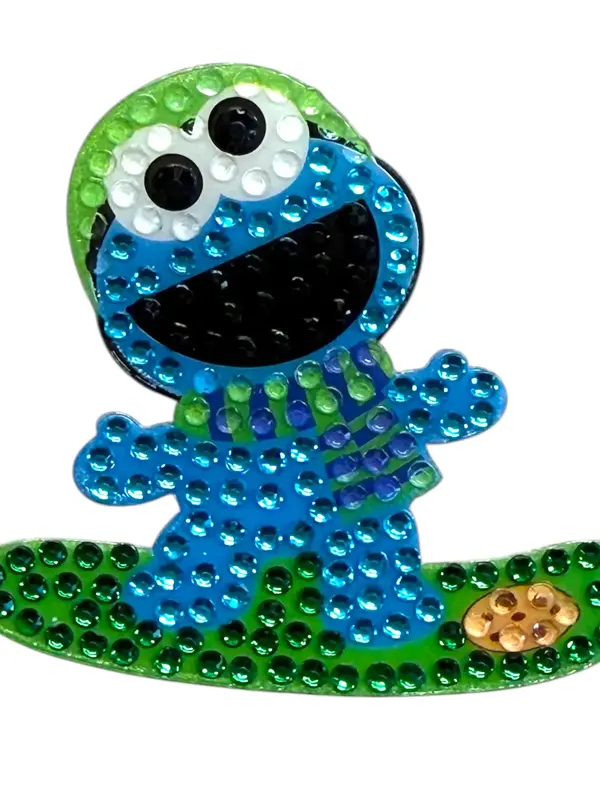 SNOWBOARDING COOKIE MONSTER