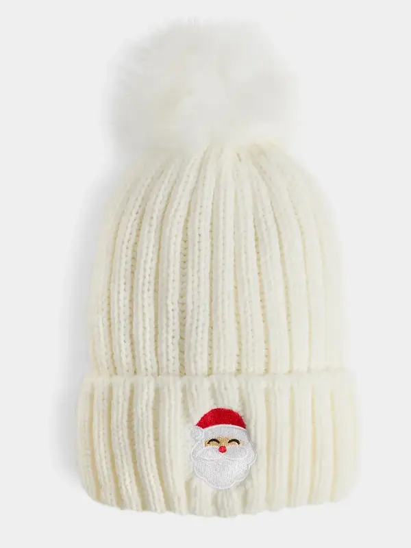 Santa Hat - Winter White