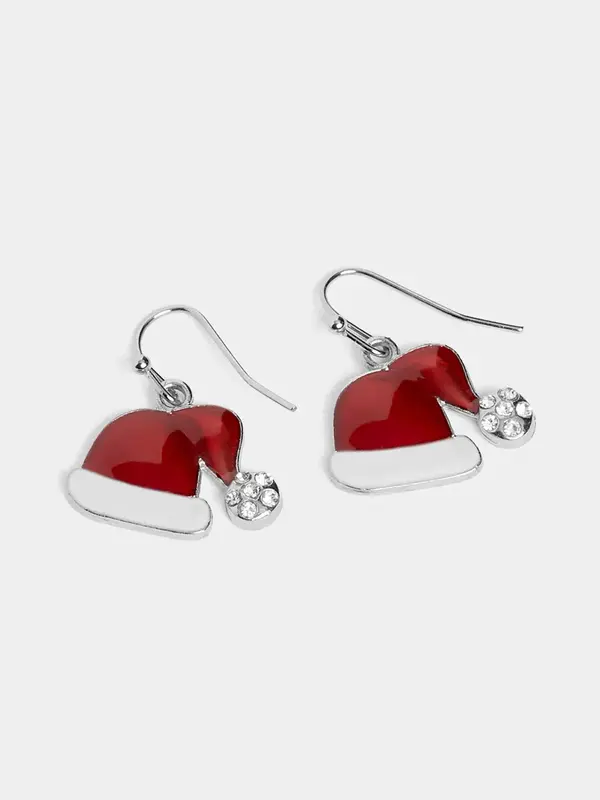 Whispers Enamel Santa Hat