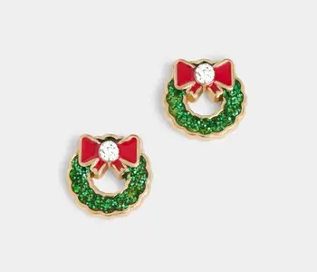 Whispers Christmas Wreath Studs