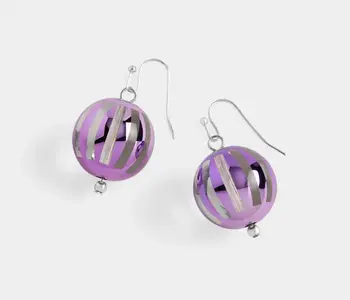 Whispers Shimmer Bulb Dangle - Purple