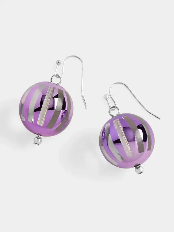 Whispers Shimmer Bulb Dangle - Purple