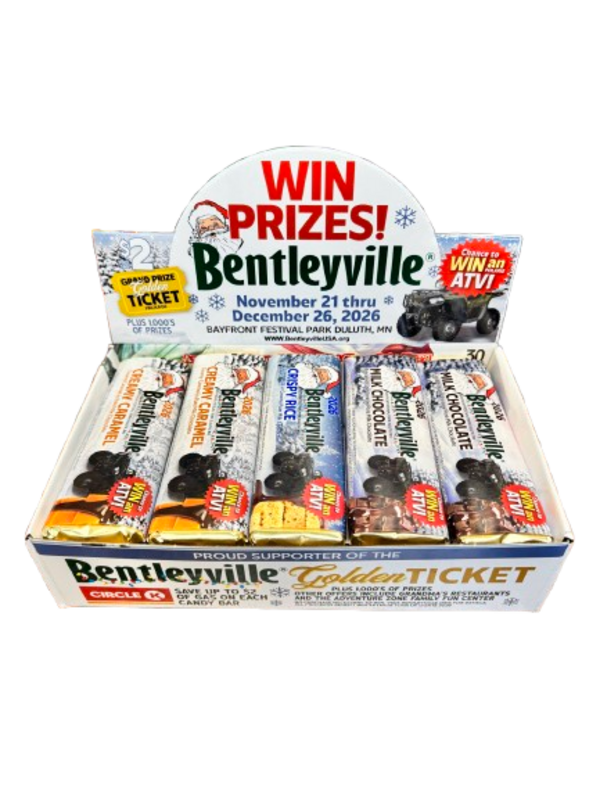 Box of 30 Bentleyville Candy Bars