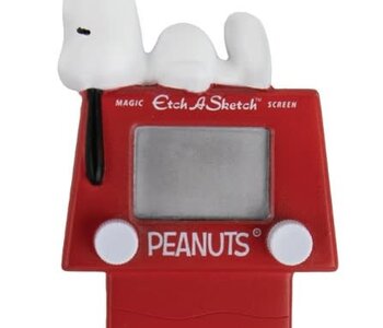 World’s Smallest Peanuts Snoopy Etch A Sketch