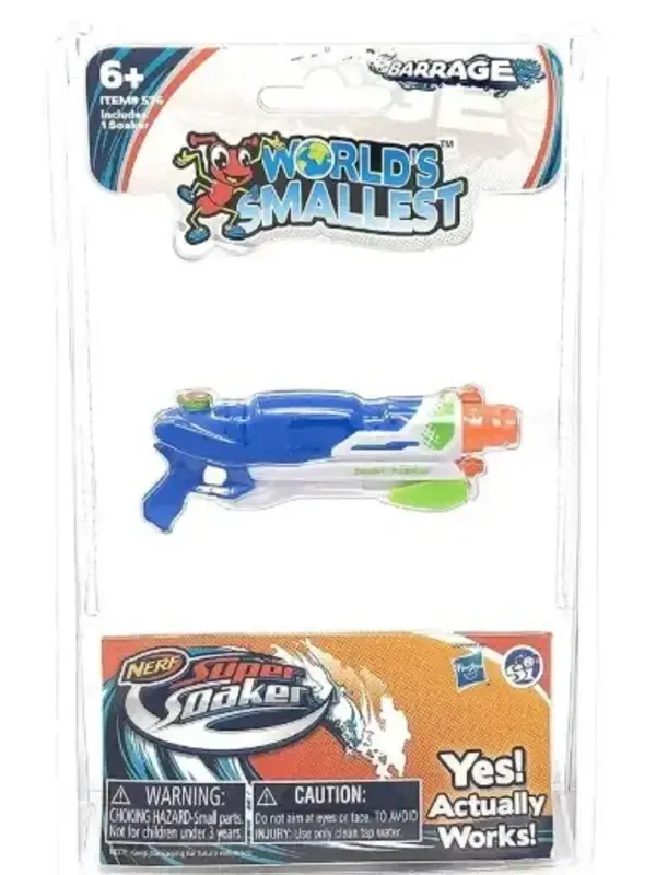 World's Smallest Super Soaker and Nerf Blaster