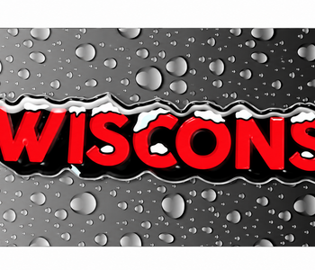 Wisconsin 3D Bubble Sticker