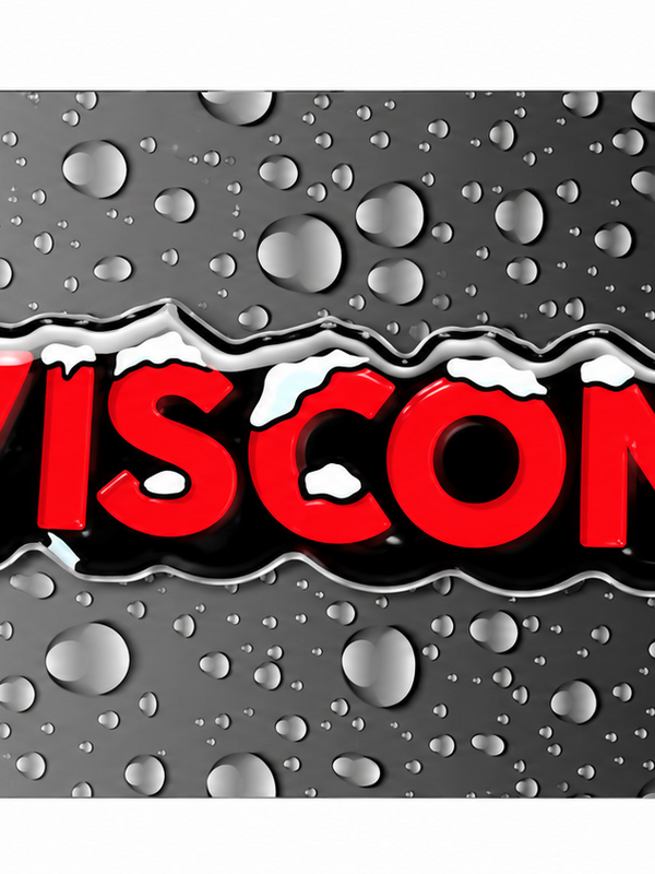 Wisconsin 3D Bubble Sticker