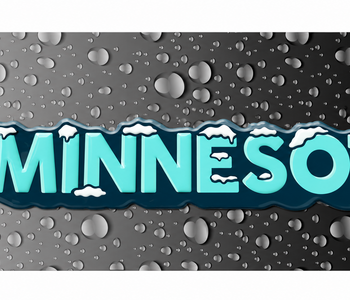 Minnesota 3D Bubble Sticker