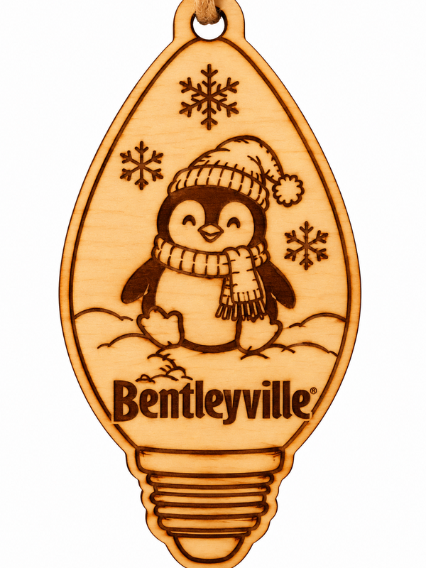 Castle Danger Christmas Bulb Magnet