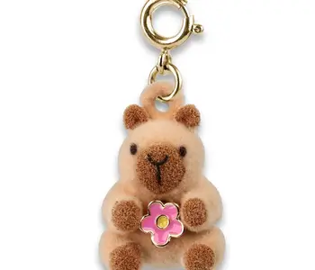 Gold Furry Capybara Charm