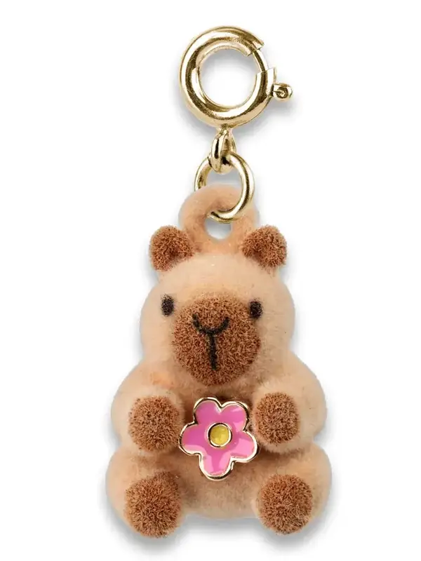 Gold Furry Capybara Charm