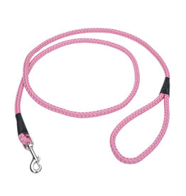 Coastal Rope Dog Leash Bright Pink