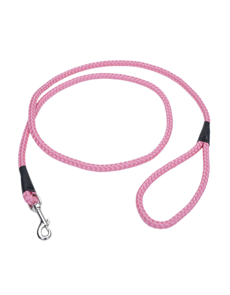 Coastal Rope Dog Leash Bright Pink