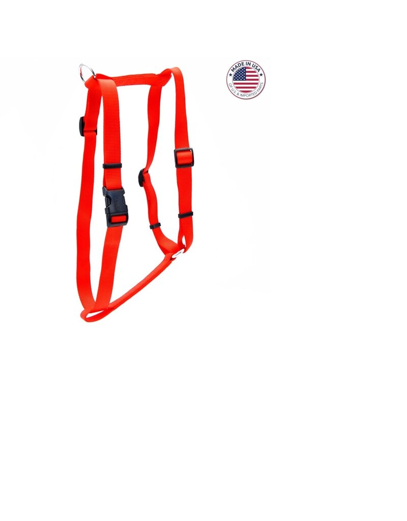 Standard Adjustable Dog Harness Large Neon Red