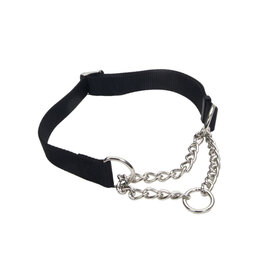 Coastal Pet Coastal Check-Choke Adjustable Check Training Dog Collar Black 17-24" L  06910