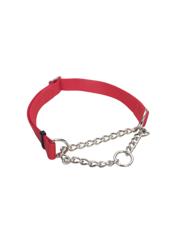 Coastal Pet Coastal Check-Choke Adjustable Check Training Dog Collar Red 14-20" M 06610