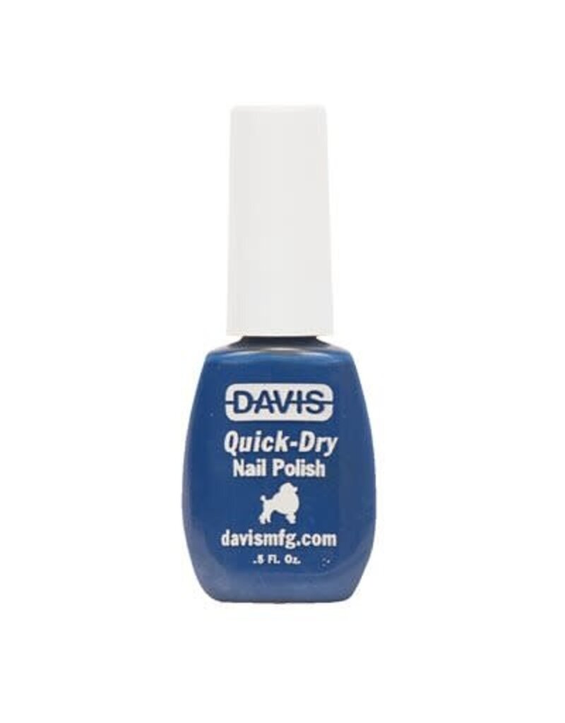 Davis Davis Quick-Dry Nail Polish Deep sky Blue .5fl oz