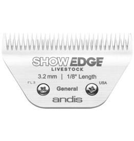 Andis Andis  Blade Show Edge Livestock General Size 3.2mm  1/8"