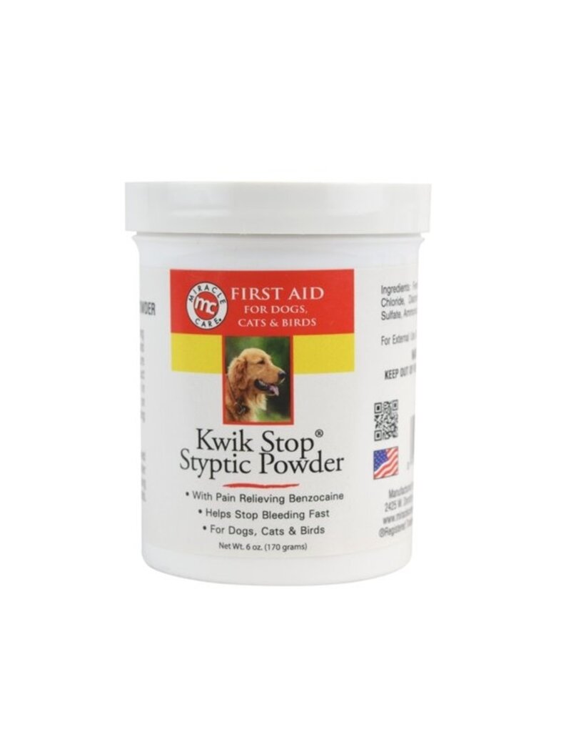 Miracle Corp Products Miracle Care Kwik Stop Styptic Powder 6 oz