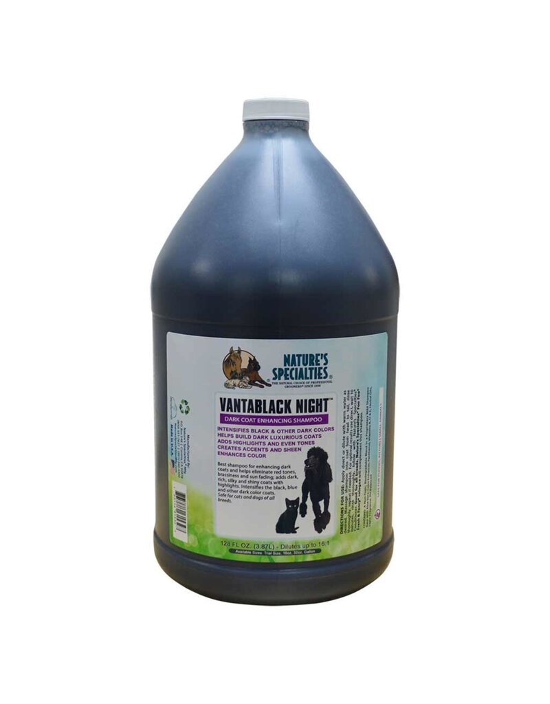 Nature's Specialties Nature’s Specialties Vantablack Night Dark Coat Shampoo 1 Gallon