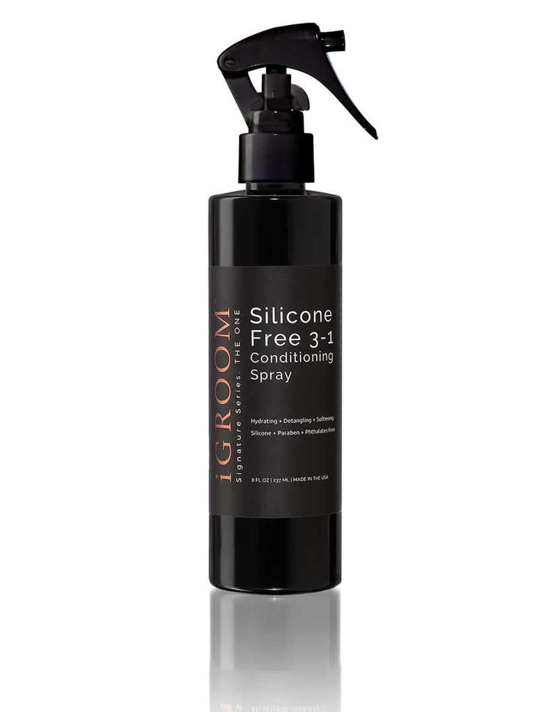 Igroom IGroom Silicone Free 3-1 Conditioning/Detangling Spray 8 oz