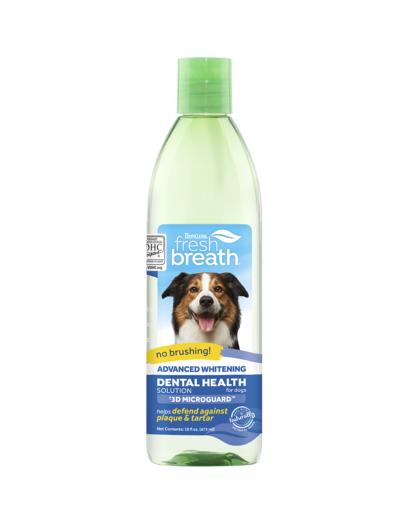 Tropiclean TropiClean Fresh Breath Advanced Whitening Dental Health Solution for Dogs 16fl oz