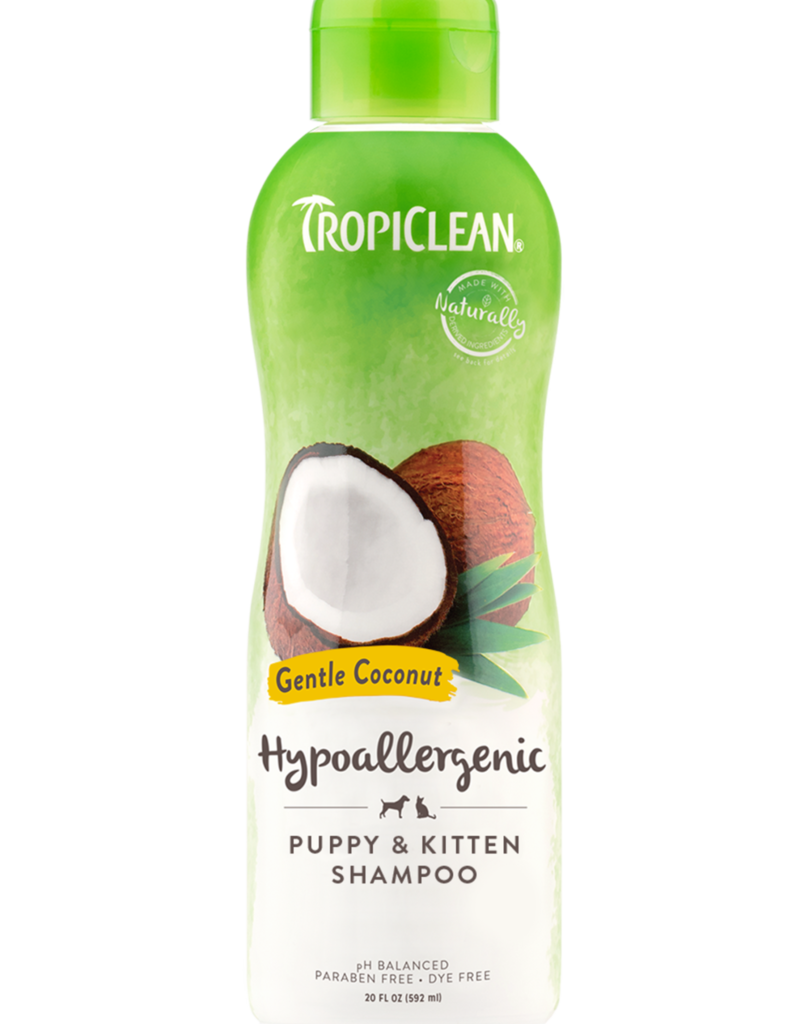 Tropiclean TropiClean Hypo-Allergenic Gentle Coconut Puppy & Kitten Shampoo 20 oz