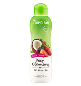 Tropiclean TropiClean Deep Cleansing Pet Shampoo Berry/Coconut Scent   20fl oz
