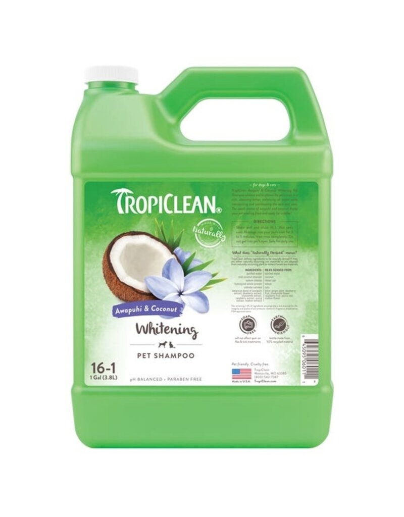 Tropiclean TropiClean  Awapuhi & Coconut Whitening Pet Shampoo 1 Gallon