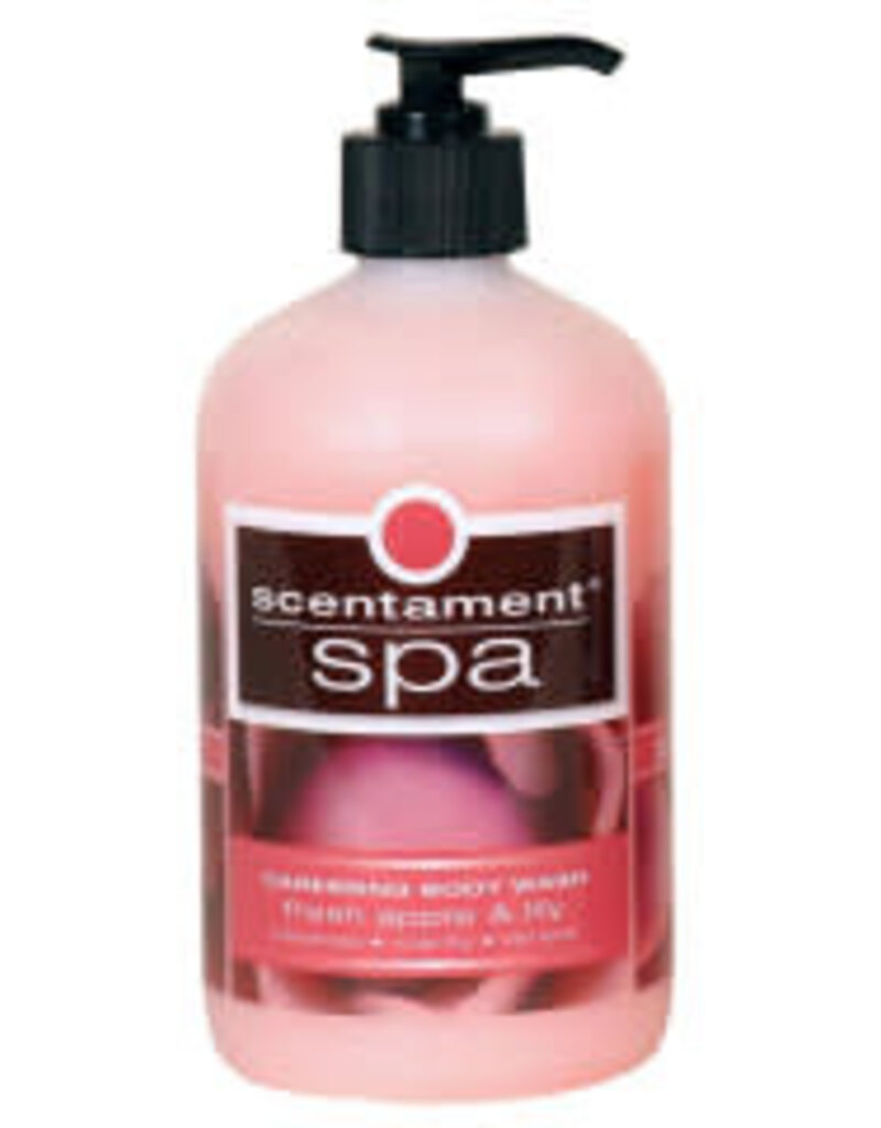 Best Shot Scentament Spa  Fresh Apple & Lily Body Wash 16 oz
