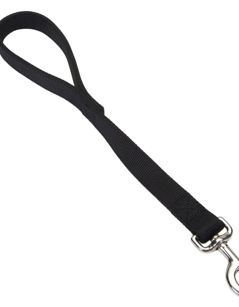 Coastal  Black Nylon Double Traffic Collar Lead 12 Inch 02912