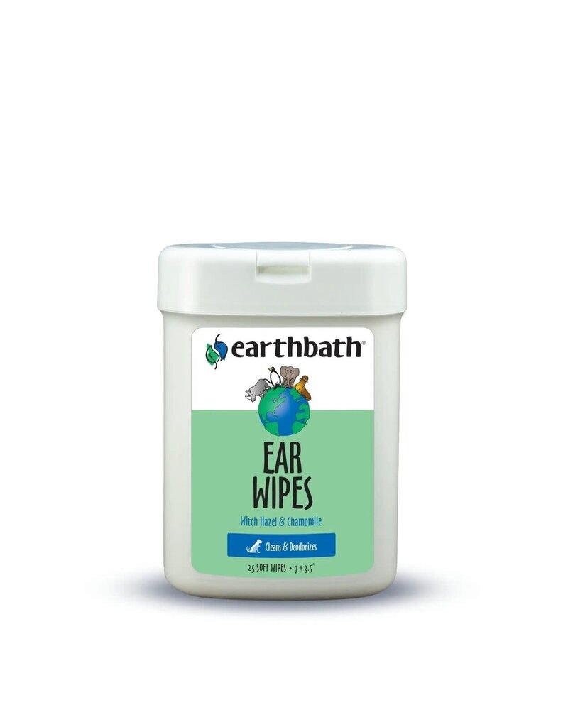 Earthbath Grooming Wipes Ear Wipes 25 ct
