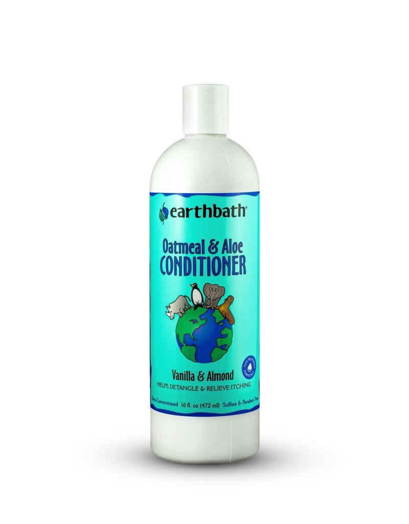 Earthbath Oatmeal and Aloe Conditioner Vanilla& Almond 16 oz