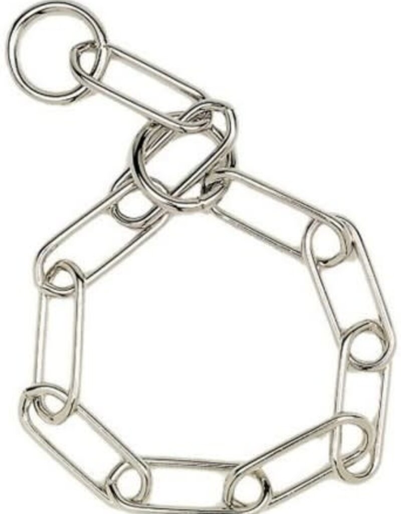 Herm Sprenger Herm. Sprenger® Fur Saver Link Dog Chain Training Collar, Steel Nickel Plated, 3.0 mm x 21"