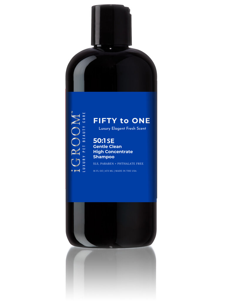 Igroom iGroom FIFTY to ONE 50:1 Special Edition Gentle Clean High Concentrate Shampoo 16 oz
